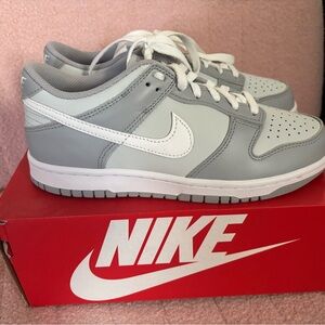 Nike Dunk Low Wolf Grey (GS) Pure Platinum